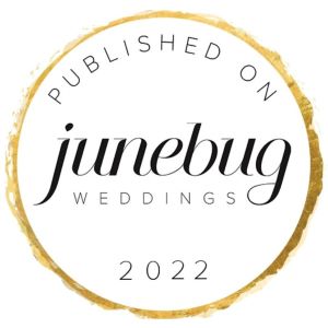 Aina.M was published in 2022 on Junebug Weddings for Bridal Hair and Makeup Services.