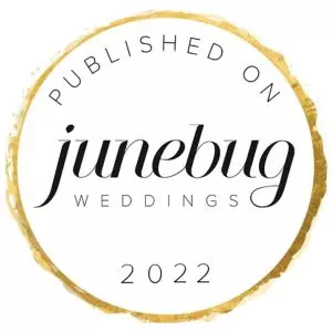Aina.M was published in 2022 on Junebug Weddings for Bridal Hair and Makeup Services.